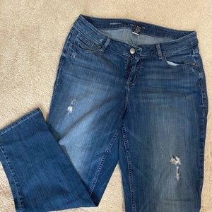 Straight leg relaxed fit.